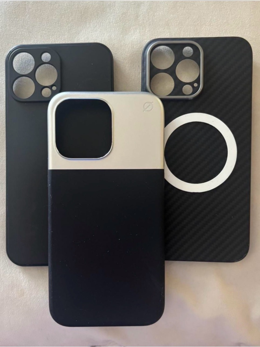 iPhone 13 Pro Max Case Bundle | Protective rubber metal drop proof